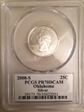2008-S 25C Oklahoma Silver PR70DCAM