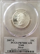 2007-S 25C Utah Silver PR70DCAM