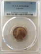 1909 1C Lincoln MS64RB