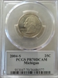2004-S 25C Michigan PR70DCAM