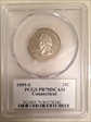 1999-S 25C Connecticut PR70DCAM