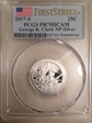 2017-S 25C George R. Clark NP-Silver First Strike PR70DCAM