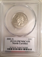 2001-S 25C North Carolina PR70DCAM
