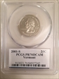 2001-S 25C Vermont PR70DCAM