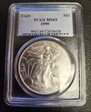 1999 $1 Silver Eagle MS69