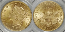 1873 $20 Open 3 MS61