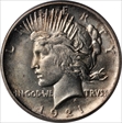 1921 $1 High Relief, Peace MS63