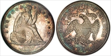 1867 $1 PR63