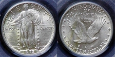 1918-S 25C MS64FH