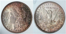 1886-O $1 AU58