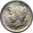 1921 $1 High Relief, Peace MS64+