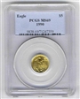 1990 $5 Gold Eagle MS69