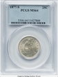 1877-S 25C MS64