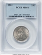1861 25C MS64