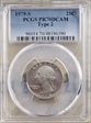 1979-S 25C Type 2 PR70DCAM