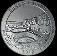 2012-P 25C Chaco Culture NP 5 oz Silver Mercanti Signature SP70