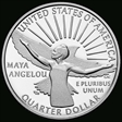 2022-S 25C Maya Angelou-Silver First Strike PR70DCAM
