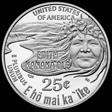 2023-S 25C Edith Kanaka'ole-Silver First Day of Issue PR70DCAM