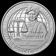 2023-S 25C Eleanor Roosevelt-Silver First Day of Issue PR70DCAM