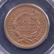 1856 1C Slanted 5 AU58BN