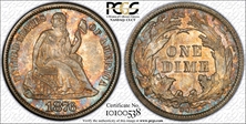 1876-CC 10C MS64