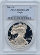 2001-W $1 Silver Eagle PR69DCAM