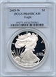 2005-W $1 Silver Eagle PR69DCAM