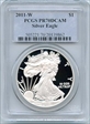 2011-W $1 Silver Eagle PR70DCAM
