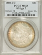 1880-CC $1 8/High 7 MS65