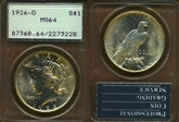 1926-D $1 MS64