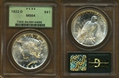 1922-D $1 MS64