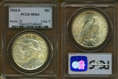 1924-S $1 MS63
