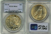 1923-D $1 MS64