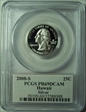 2008-S 25C Hawaii Silver PR69DCAM