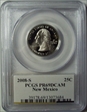 2008-S 25C New Mexico PR69DCAM