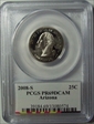 2008-S 25C Arizona PR69DCAM