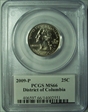 2009-P 25C District of Columbia MS66