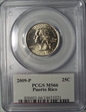 2009-P 25C Puerto Rico MS66