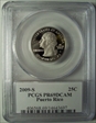 2009-S 25C Puerto Rico PR69DCAM