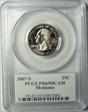 2007-S 25C Montana PR69DCAM
