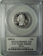 2009-S 25C U.S. Virgin Islands Silver PR69DCAM