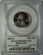 2005-S 25C Minnesota PR69DCAM
