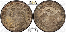 1834 50C O-101, Lg Date, Lg Letters MS66