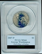 2007-P $1 George Washington First Day of Issue MS66