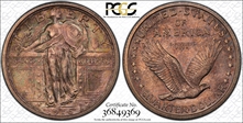 1916 25C Standing Liberty MS65FH