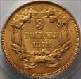 1878 $3 AU58