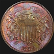 1865 2C MS64RB