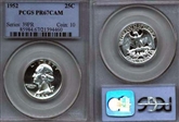 1952 25C PR67CAM