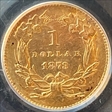 1873 G$1 Open 3 MS62