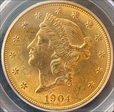1904 $20 MS61